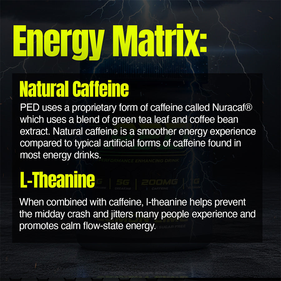 PED: Ultimate Energy and Performance Drink