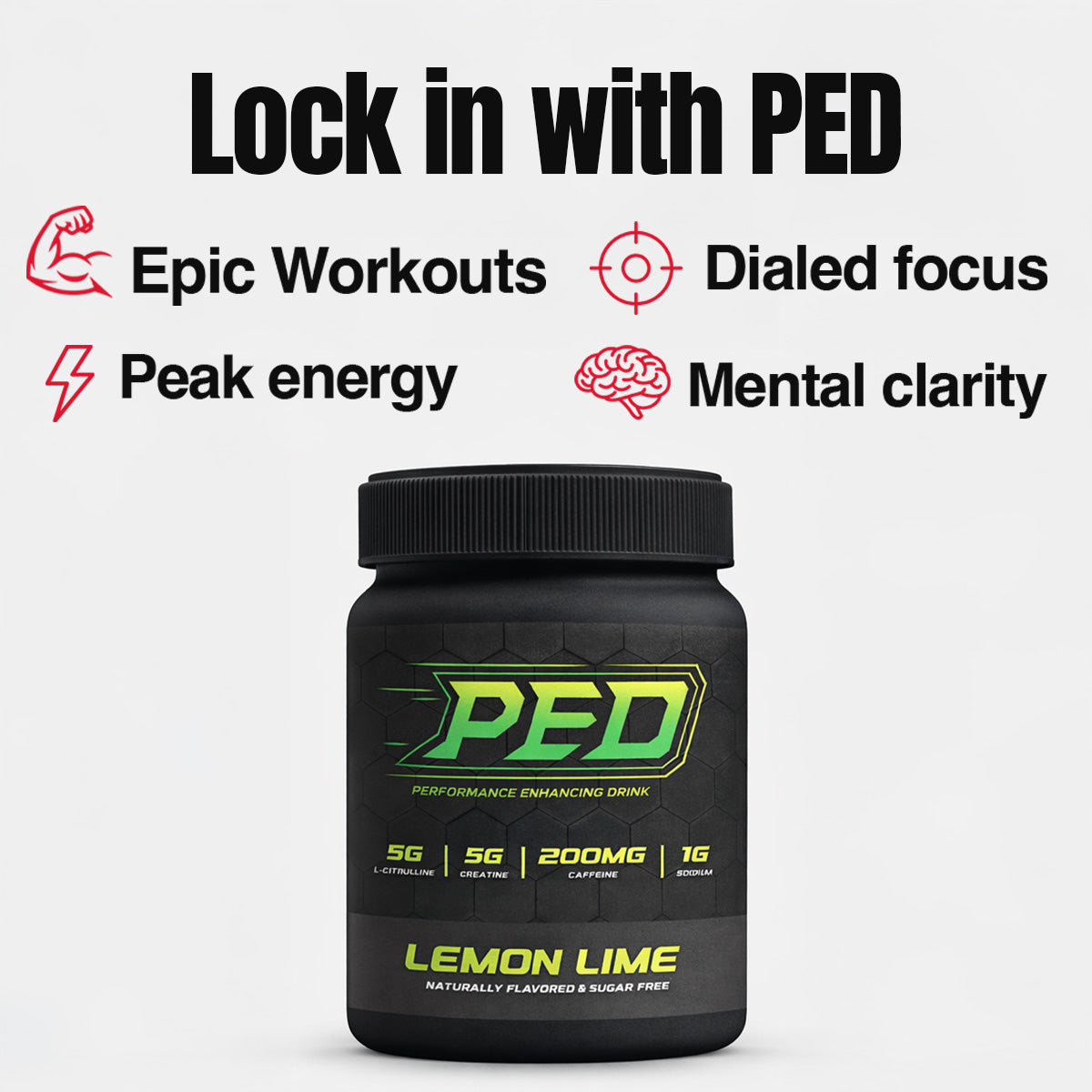 PED: Ultimate Energy and Performance Drink